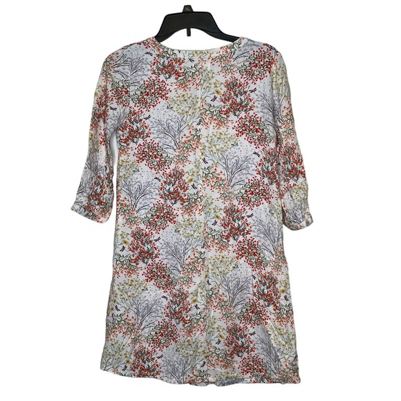 Old Navy Girl Size 14 Floral Dress Multicolor Longsleeve Nip Tuck Front Pullover - Picture 9 of 9